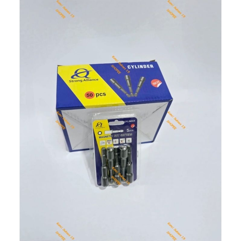Mata Sock Roofing Panjang Q Q - Mata Sok Roofing Magnetic 8 x 65 1Pack  Isi 5 pcs