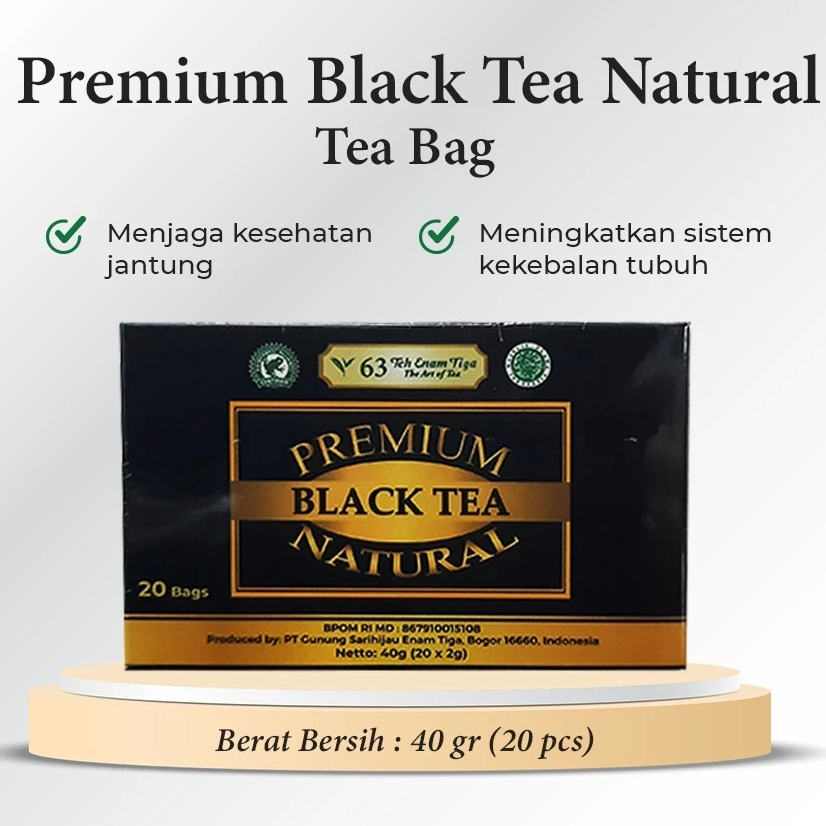 

Teh 63 Premium Black Tea Natural (Tea Bag) 40 g