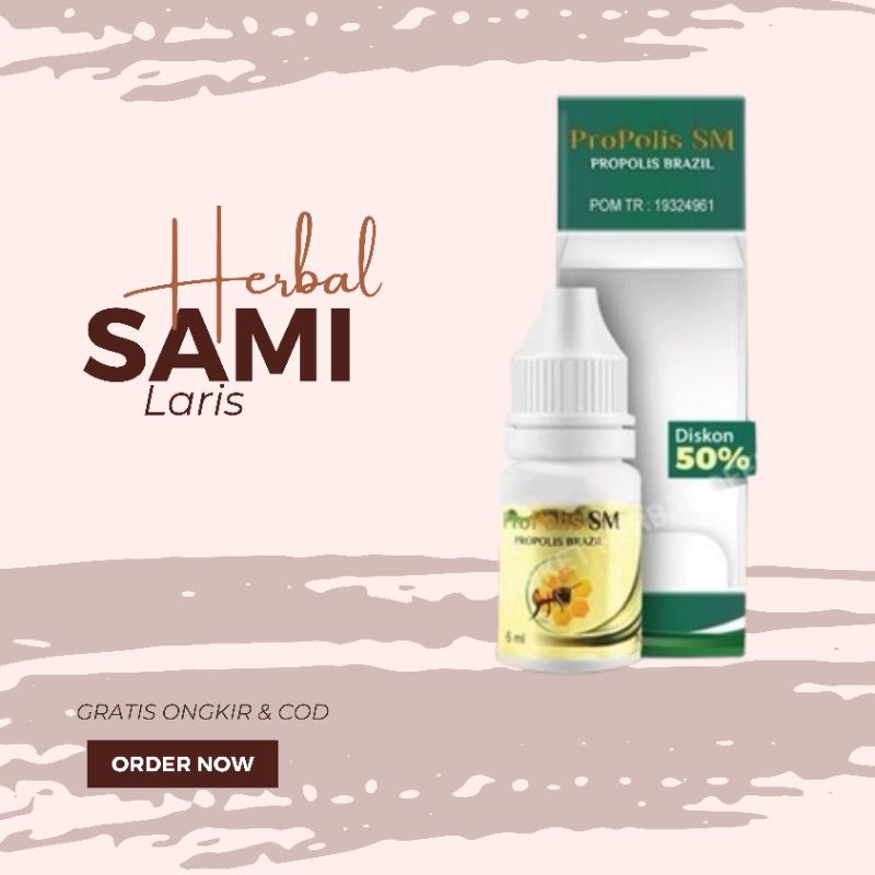 PROPOLIS SM BRAZILIAN ASLI ORIGINAL EKSTRA BRAZILIAN WITH NANO TECHNOLOGY BPOM