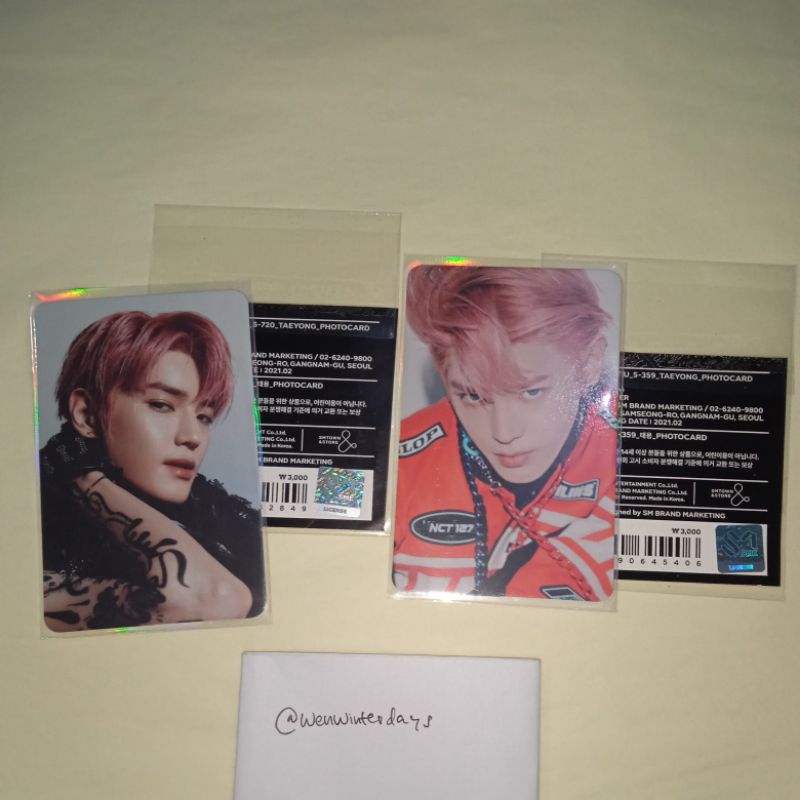 PHOTOCARD OFFICIAL TAEYONG SM EVENT MUSEUM TY 127 U PUNCH ERA RARE