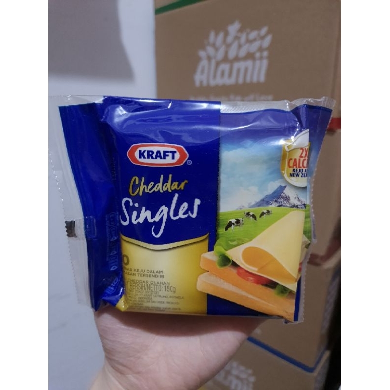 

KRAFT KEJU CHEDDAR SINGLES 10 SLICE 150G