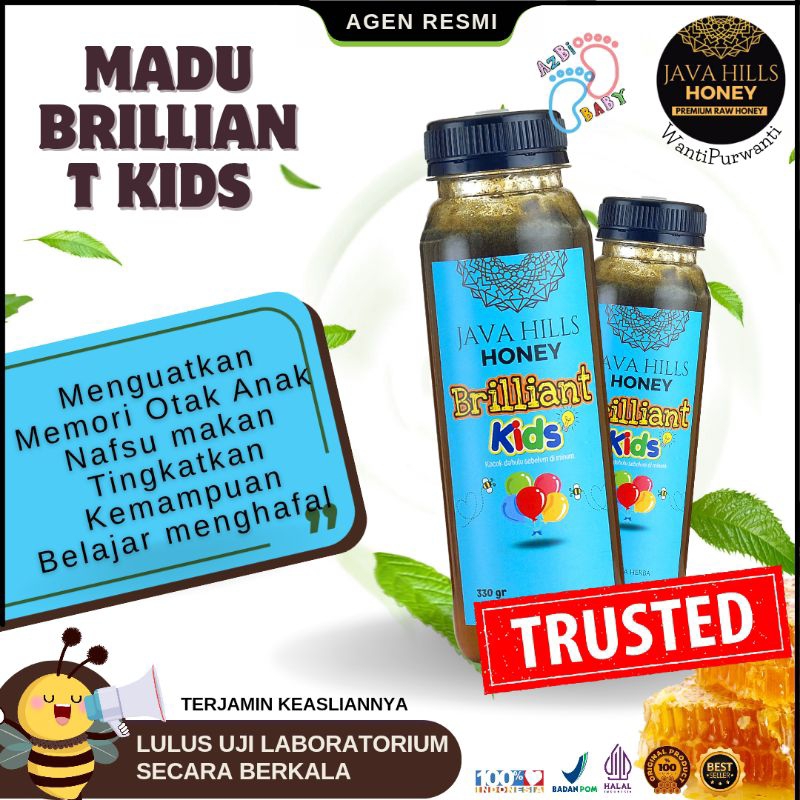 

Java Hills MADU BRILLIANT KIDS javahillshoney MADU TUMBUH KEMBANG ANAK 320GRAM
