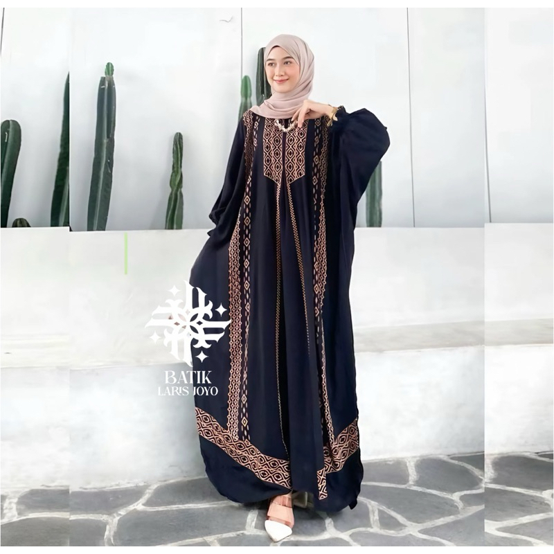 Grosir Klambi Kaftan Hajar Super Jumbo Rayon Busui Batik Nyaman Panjang Tebal Wanita