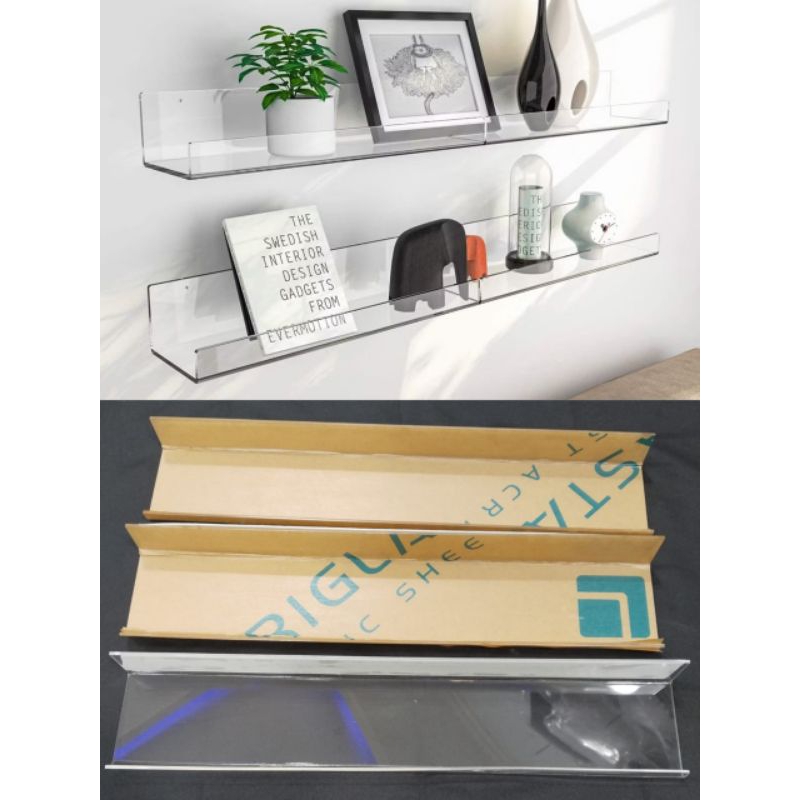 Organizer Rak Akrilik Rak Display Rak Dingding Akrilik