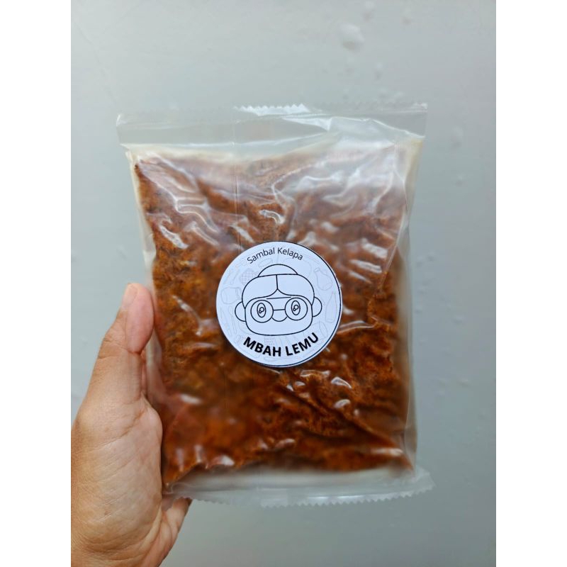 

Sambal Kelapa sambal urap Kering Srundeng Pedas Sambel Kambil 100gr