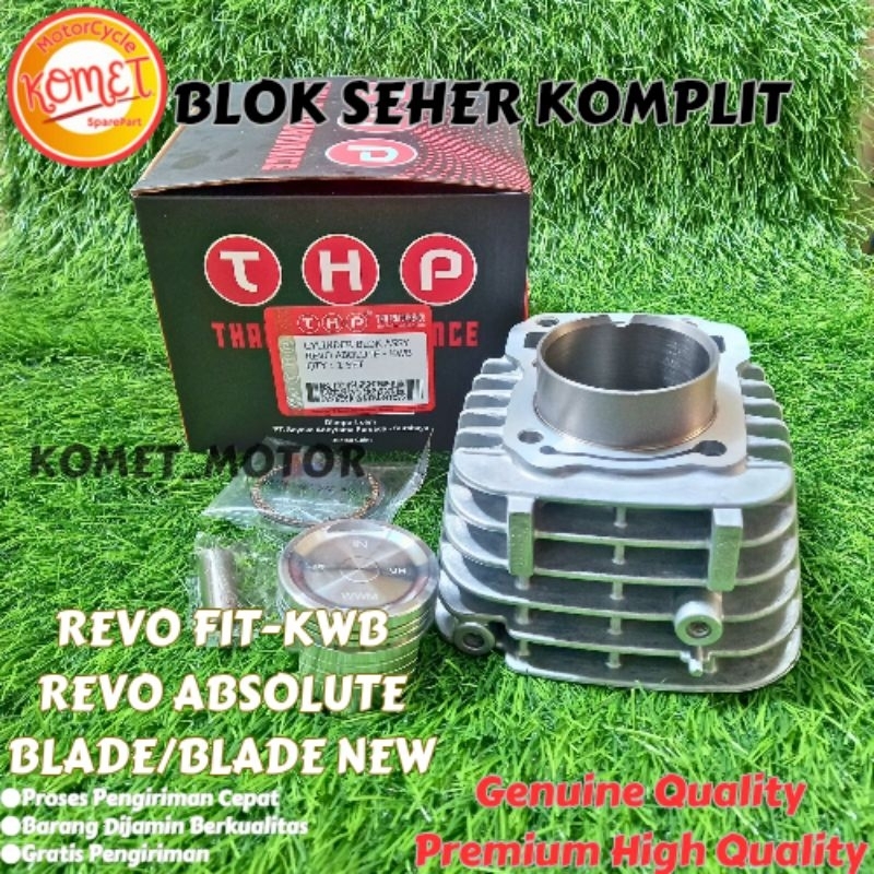 [KOMET] BLOK SEHER CYLINDER BLOK KOMPLIT REVO ABSOLUTE/BLADE/BLADE NEW 110 - KWB [THP]