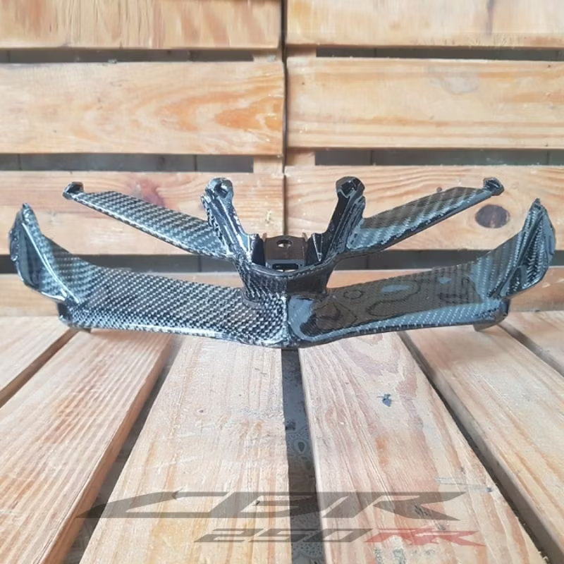 Kumis winglet cover depan bawah cbr250rr k64n 2022 up carbon kevlar replacement