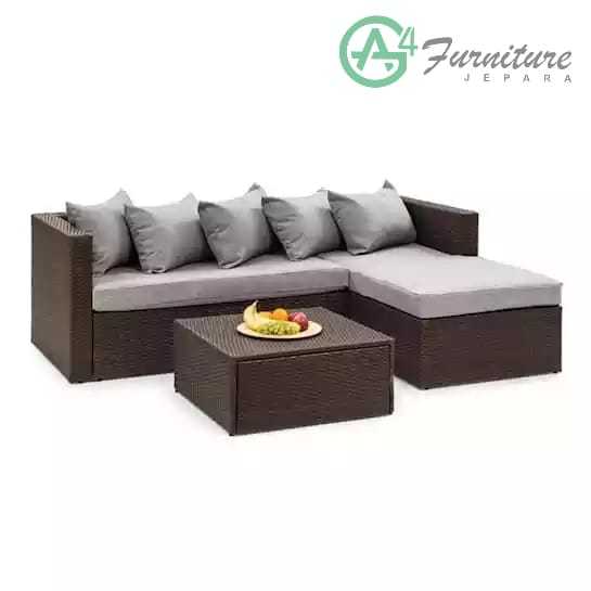 Kursi Rotan Sintetis Minimalis Messi