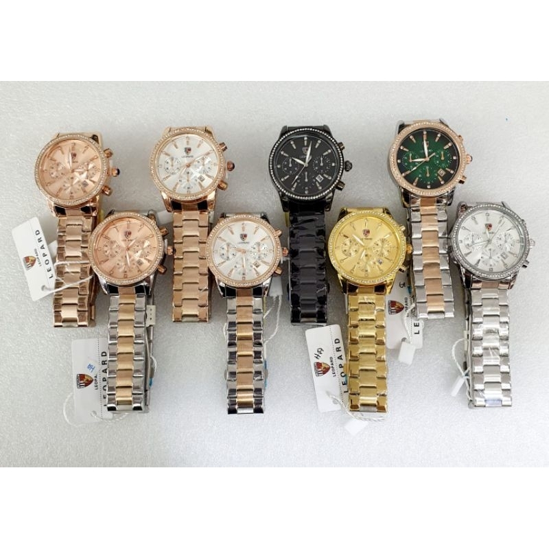 Jam Tangan Original LEOPARD K121 Rantai Analog