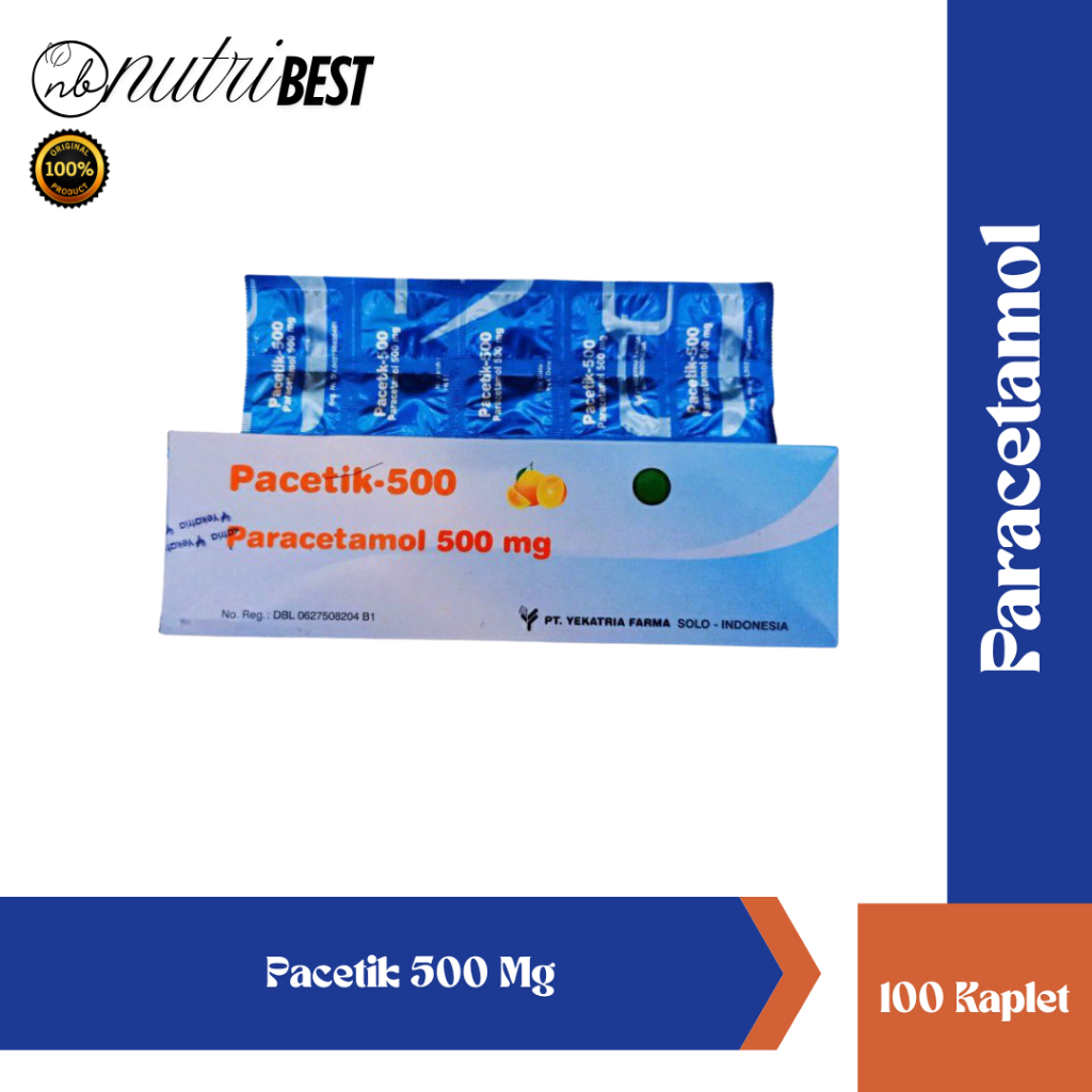 Pacetik 500 Mg 100 Kaplet Yekatria