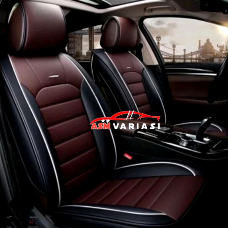 sarung jok mobil calya sigra full set  3 baris bahan standar