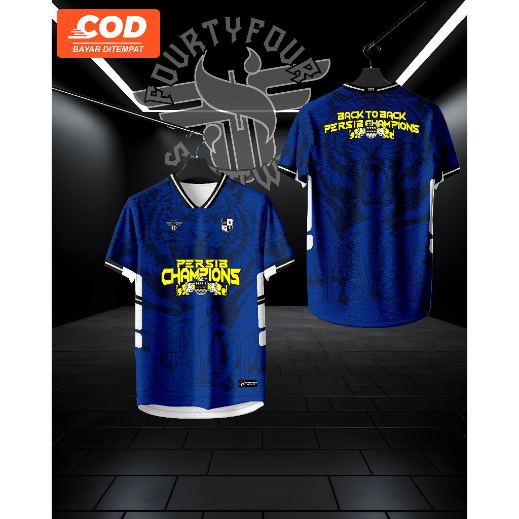 PERSIB JERSEY CHAMPIONS // JERSEY PERSIB JUARA // JERSEY VINTAGE PERSIB // PERSIB JUARA // VINTAGE R