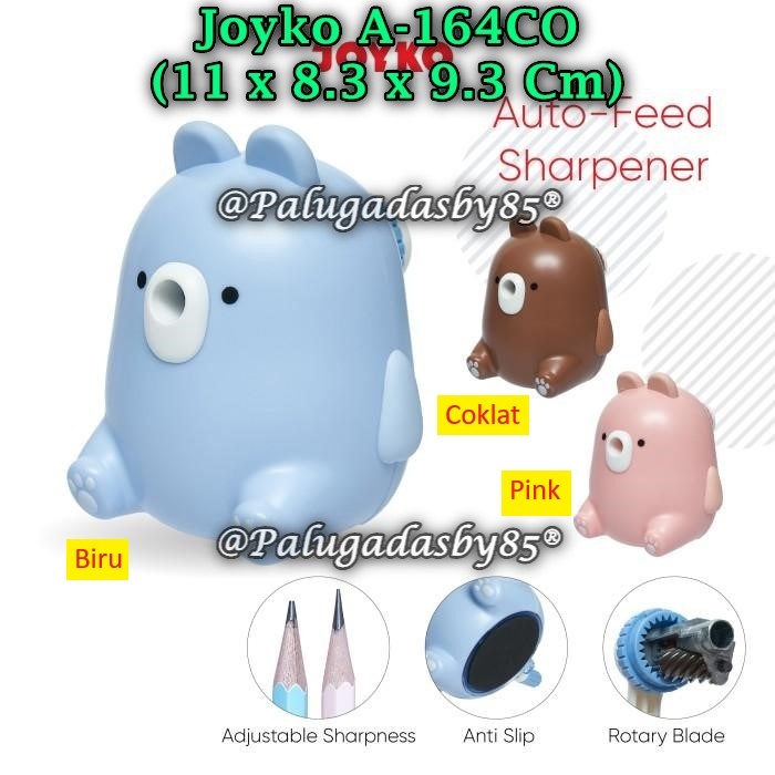 

(1 Biji) GROSIR Rautan Meja Putar JOYKO A-164CO / Rautan Serutan Sharpener Joyko A-164CO (1 Biji)