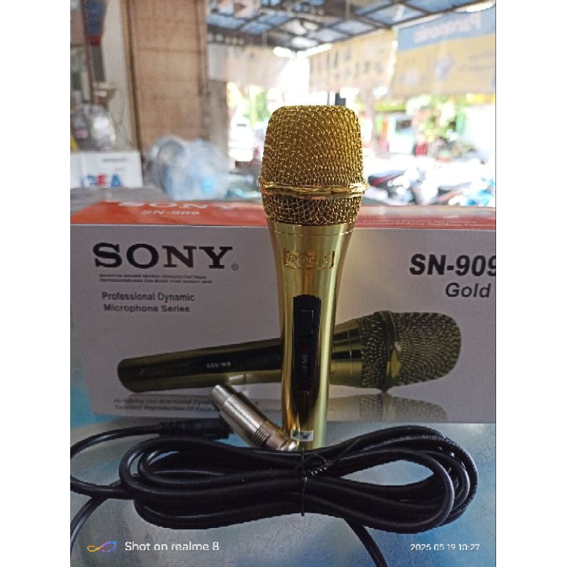 Microphone SONY SN-909. MIC SONY SN-909 (GOLD)