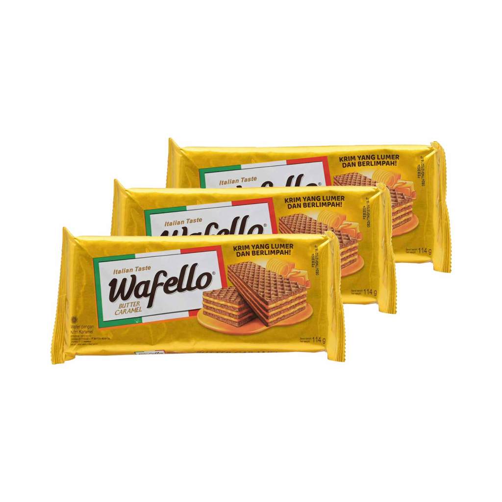 

Roma Wafello Wafer Italia Butter Caramel 95G