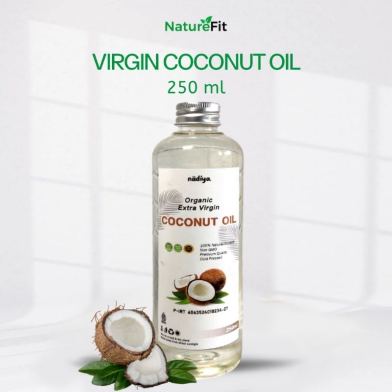 

EVCO Extra Virgin Coconut Oil 250ml Minyak Kelapa Murni Asli VCO Perasan Pertama Kualitas Terbaik