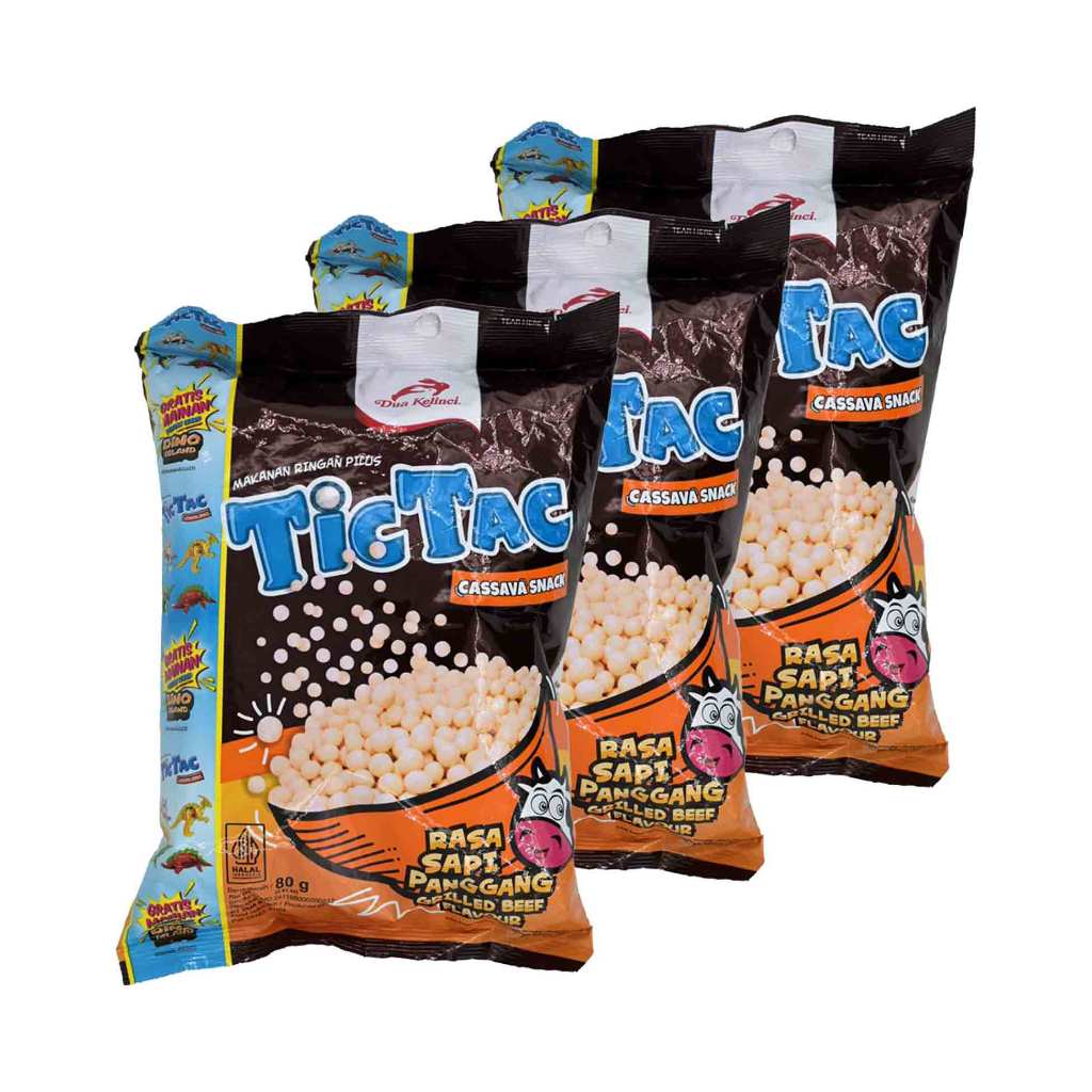 

3pcs Dua Kelinci Tic Tac Sapi Panggang 80Gr