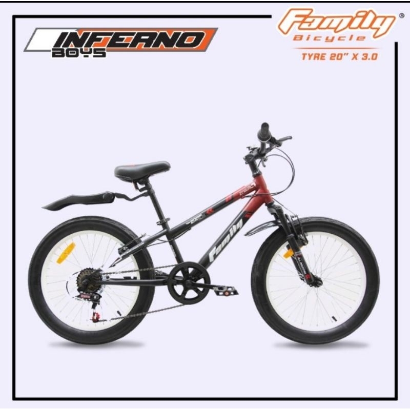 SEPEDA BMX 20 DAN 18 INFERNO BLAZE TURTLES FAMILY ORI