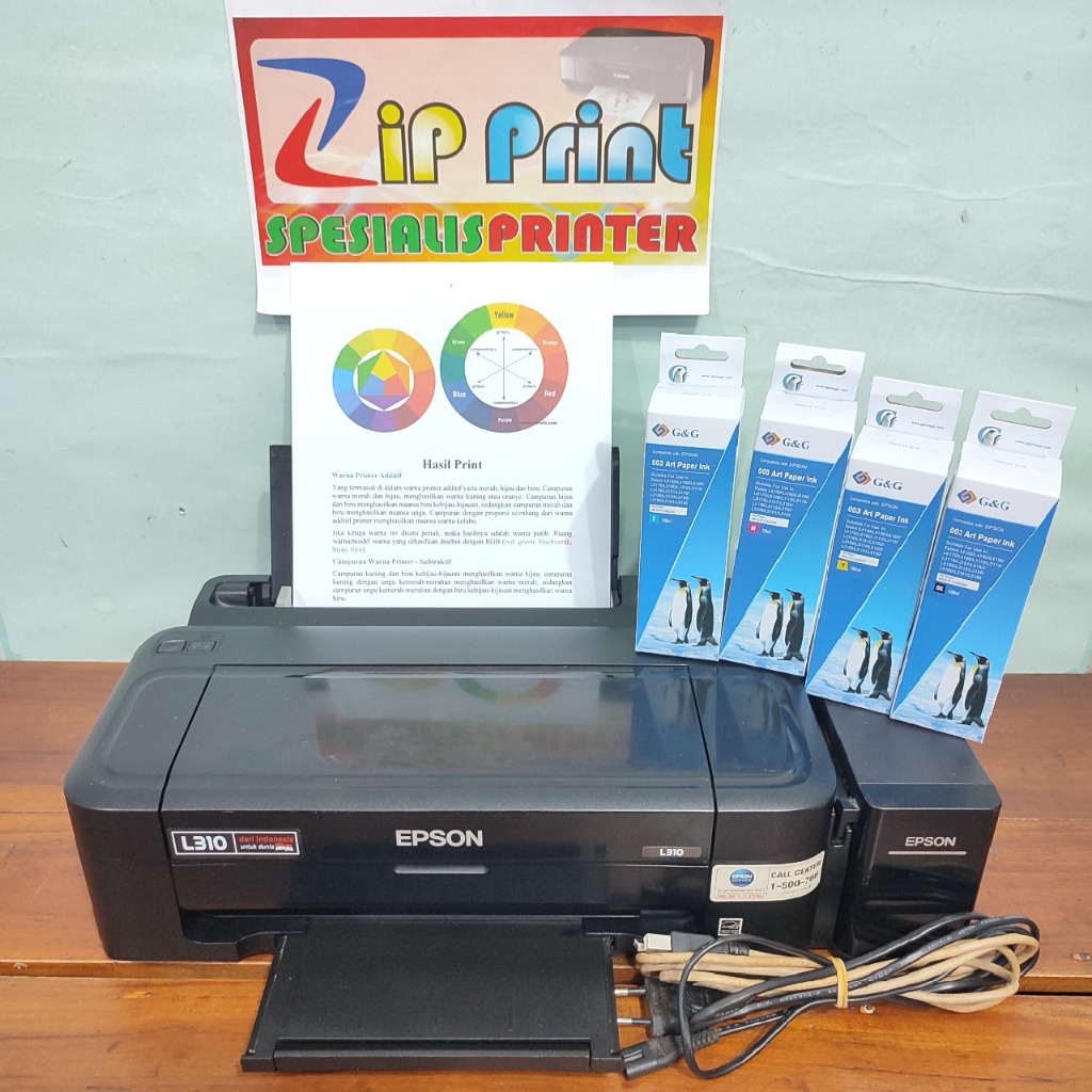 Printer Epson L310 Tinta Artpaper G&G