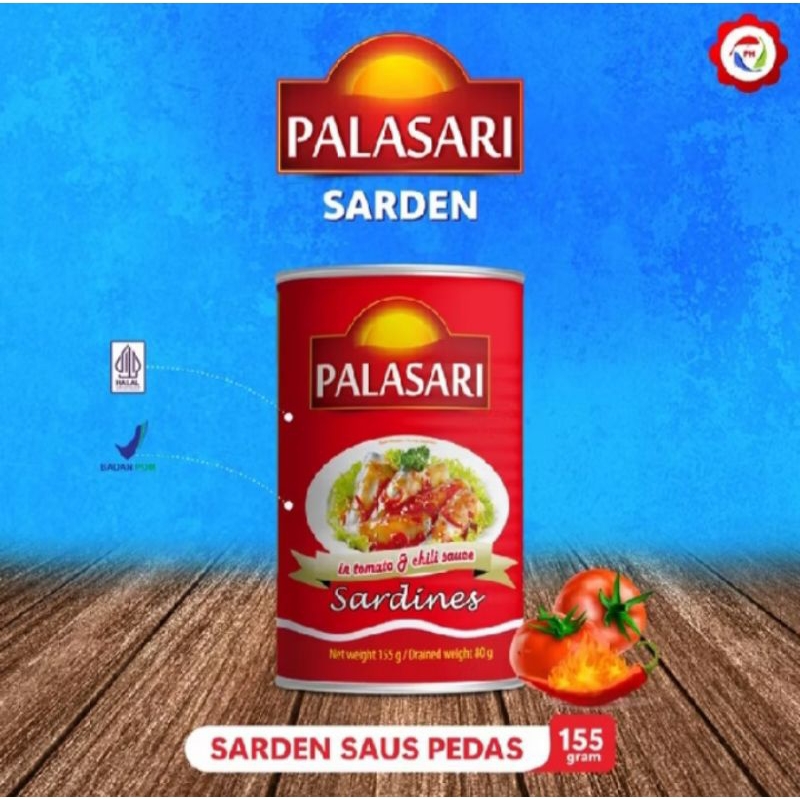 

Palasari Sarden Saus Tomat dan Cabe 155gr