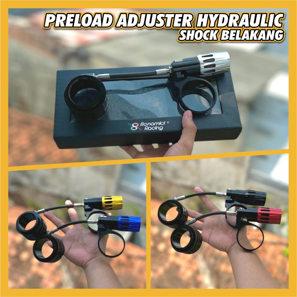 Hydraulic Preload Adjuster BONAMICI RACING untuk Shock Belakang Vietnam Hydraulic Preload Adjuster S