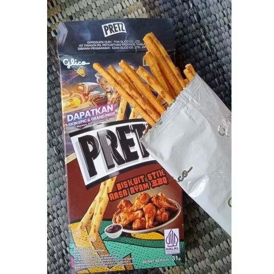 

Pretz biskuit stick rasa ayam BBQ