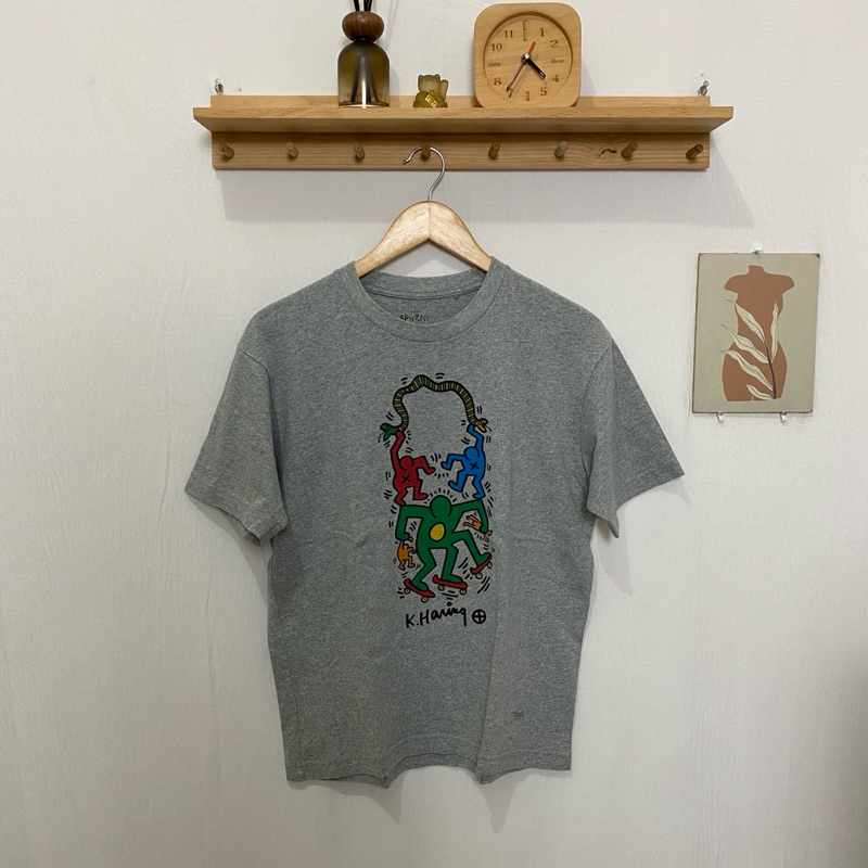 kaos tshirt UNIQ KEITH HARING original size M kondisi bagus