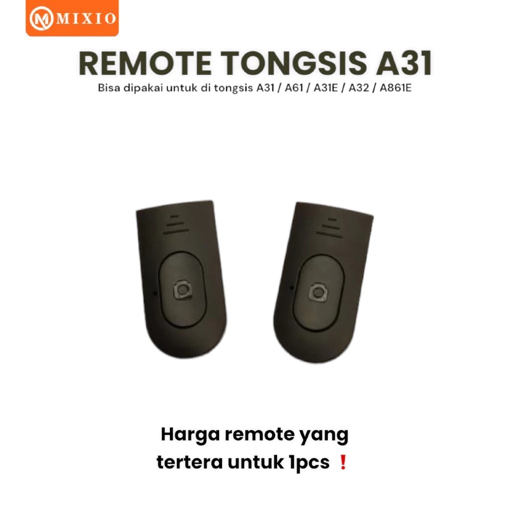 MYROOTS X MIXIO - A31 A61L A32 Remote Bluetooth Tongsis / Selfie Stick Remote A31 A61L A900 A32 (1pc