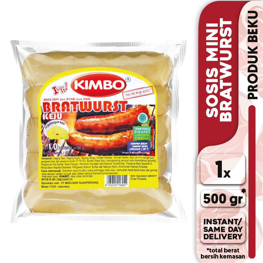 

KIMBO Mini Bratwurst Keju10