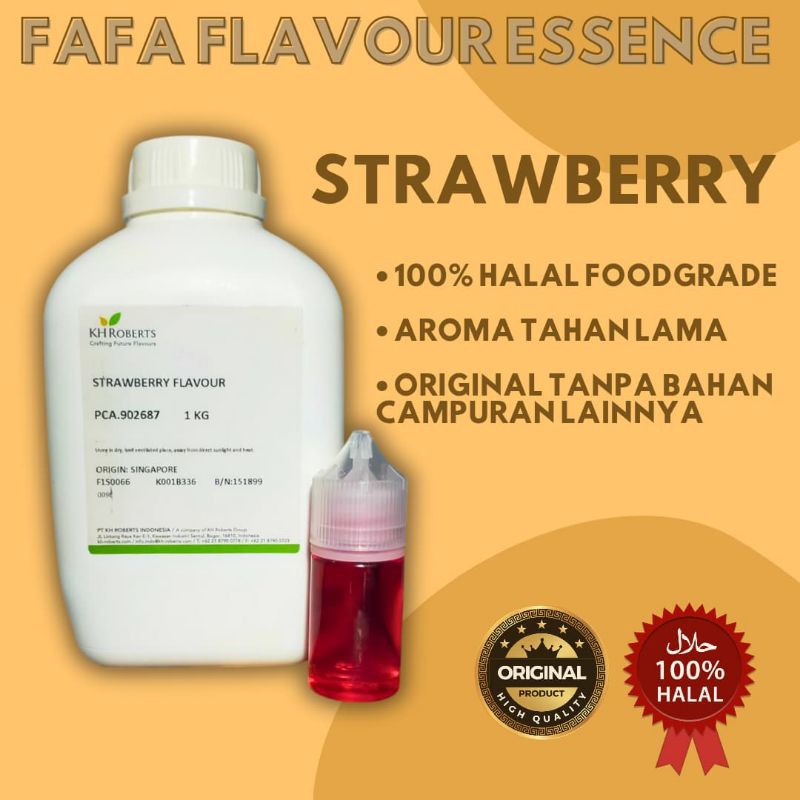

Essen flavour essence Strowberry merah KH Robert