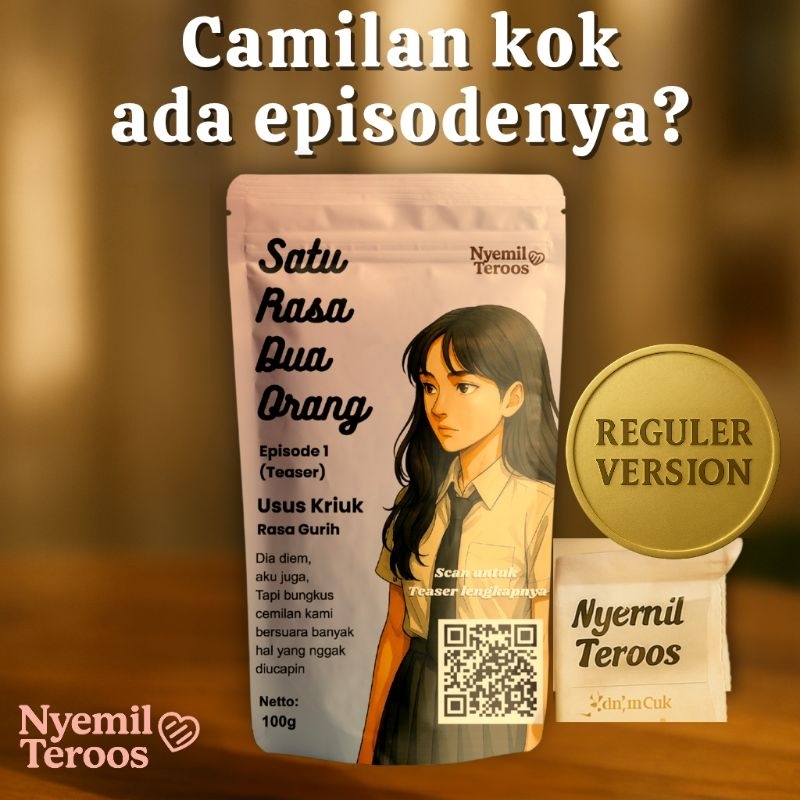 

CEMILAN TEASER CERITA ROMANTIS – USUS KRIUK GURIH 100g | Nyemil Teroos