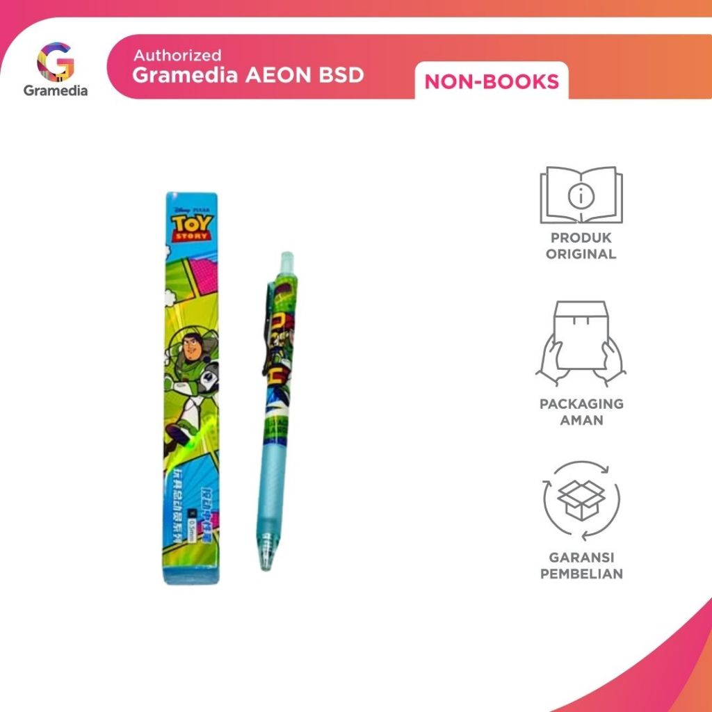 

GRAMEDIA BSD CITY - GEL PEN TOY STORY KAKO