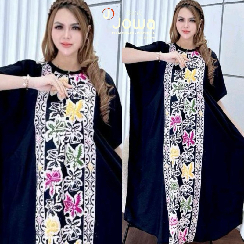 Celine Daster Kelelawar - Batik Cap Bahan Rayon Super Bumil Adem Tebal Murah Jumbo - Fashion Wanita 