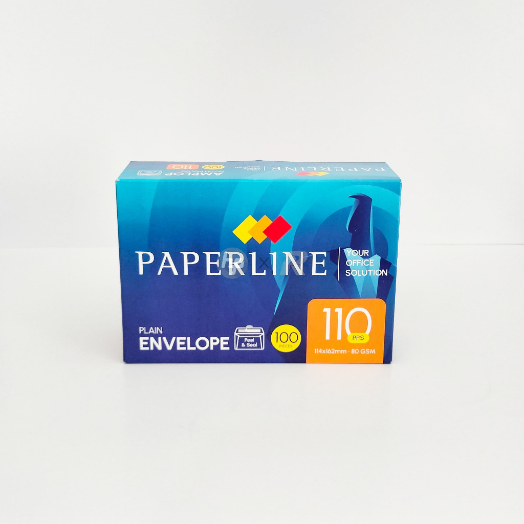 

Amplop PAPERLINE 110 PPS, Putih Polos Ukuran 114 mm x 162 mm