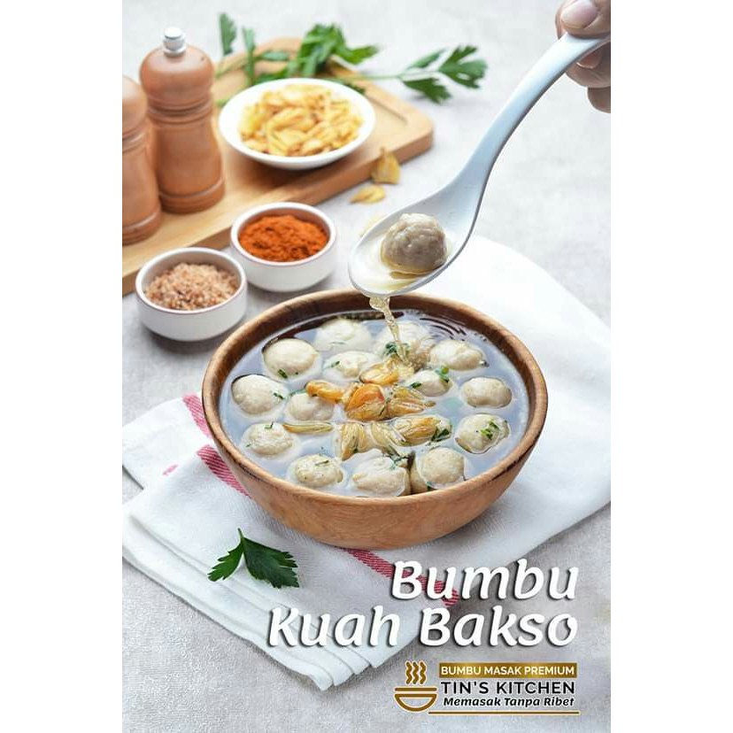 

Bumbu Kuah Bakso 140gr Tin's Kitchen Halal Tanpa Pengawet