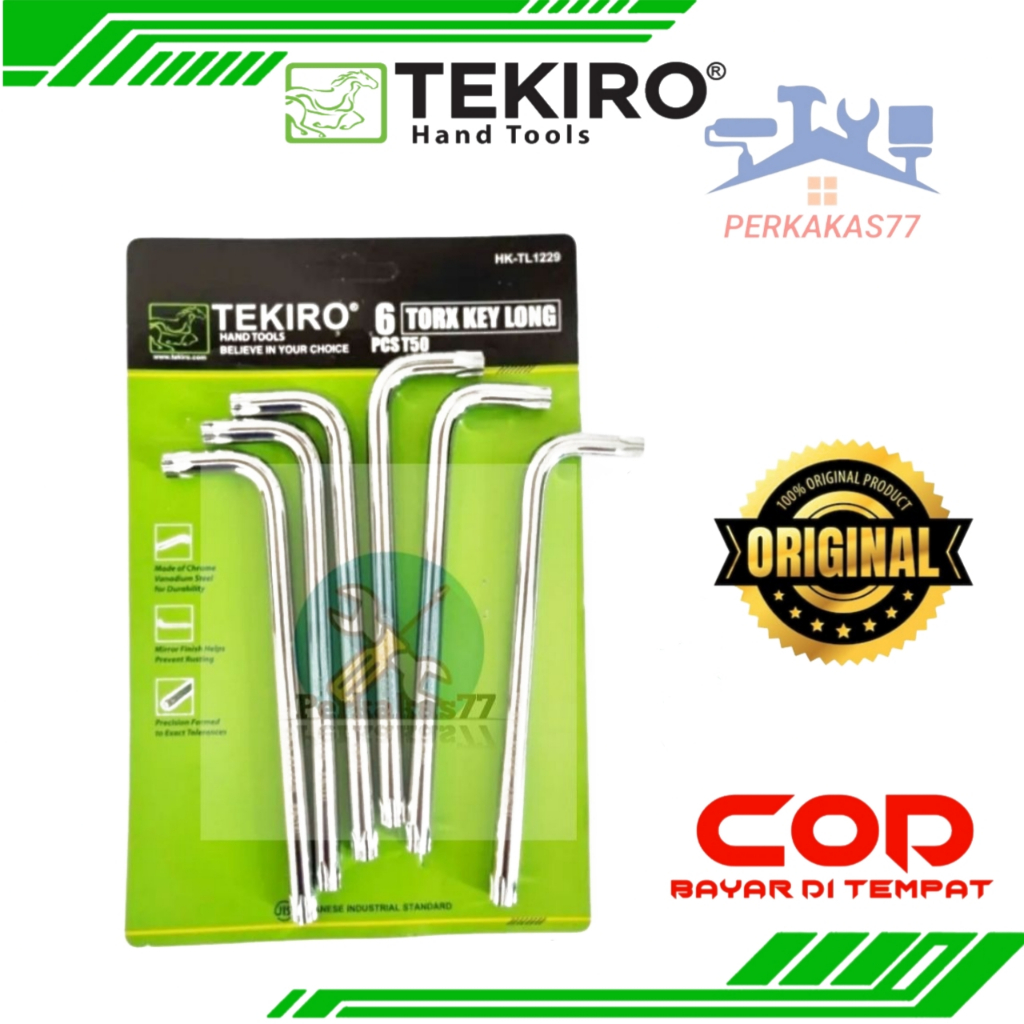 TEKIRO KUNCI L BINTANG T50 ORIGINAL KUNCI L BINTANG TEKIRO L BINTANG KUNCI L BINTANG T50