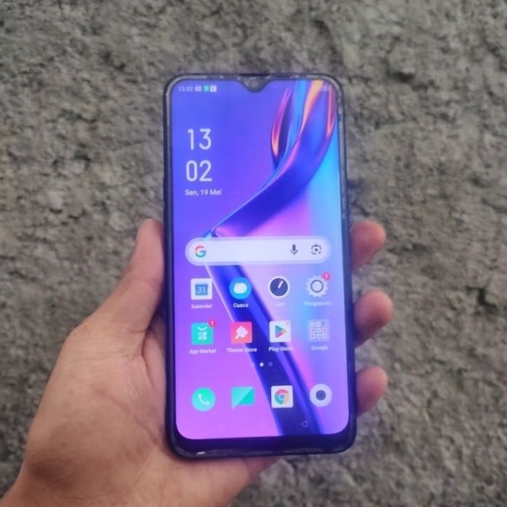 OPPO A12 3/32 SECOND FULLSET ORI BEKAS GARANSI RESMI