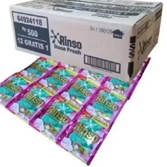 1 Dus Rinso Cair Kemasan 20ml isi 104