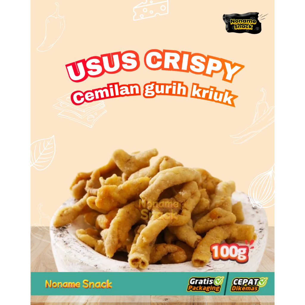 

NoName Snack - Usus Ayam Cemilan Grosir 100Gr