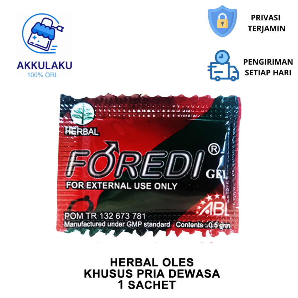 Foredi Gel Original 1 Sachet Garansi Asli PT. ABE