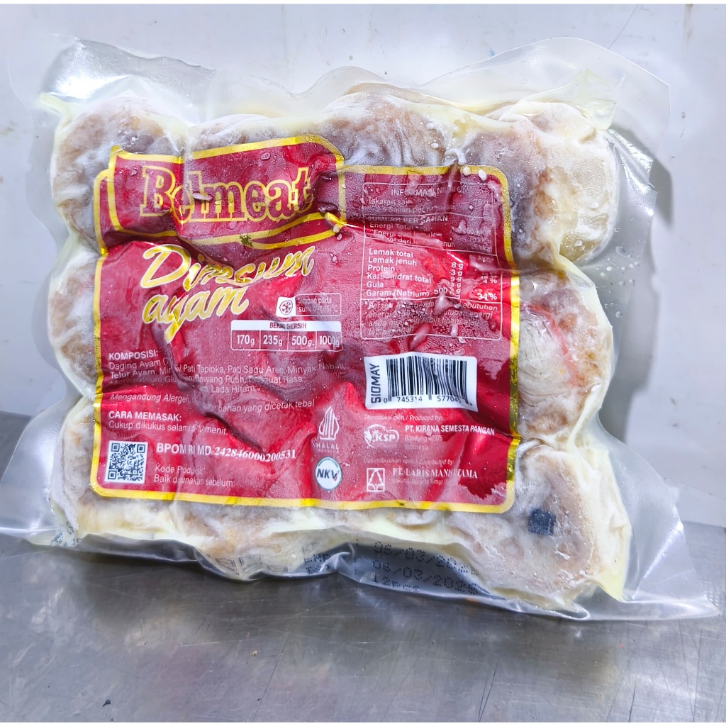 

Belmeat Dimsum Ayam 235 gr isi 12 pcs