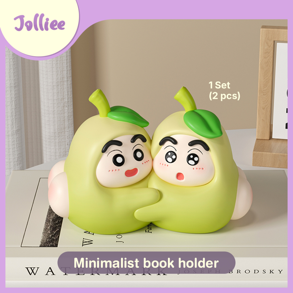 

Pembatas Buku Pear Sinchan Design Lucu Aesthetic Penahan Buku Crayon Sinchan Book Holder Dekorasi Lemari Rumah Rak Buku Book Stand