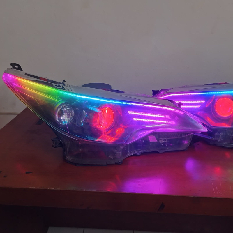 headlamp fortuner vrz custom