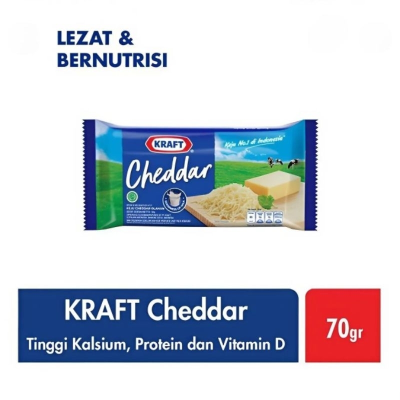 

Kraft Keju Cheddar 70G