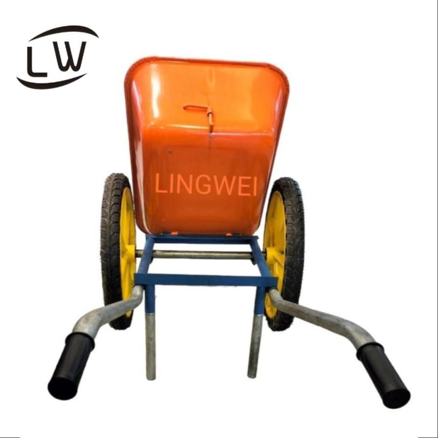 GEROBAK PROYEK 2 RODA UNTUK ANGKUT BARANG / PASIR BAN MATI TANPA ANGIN