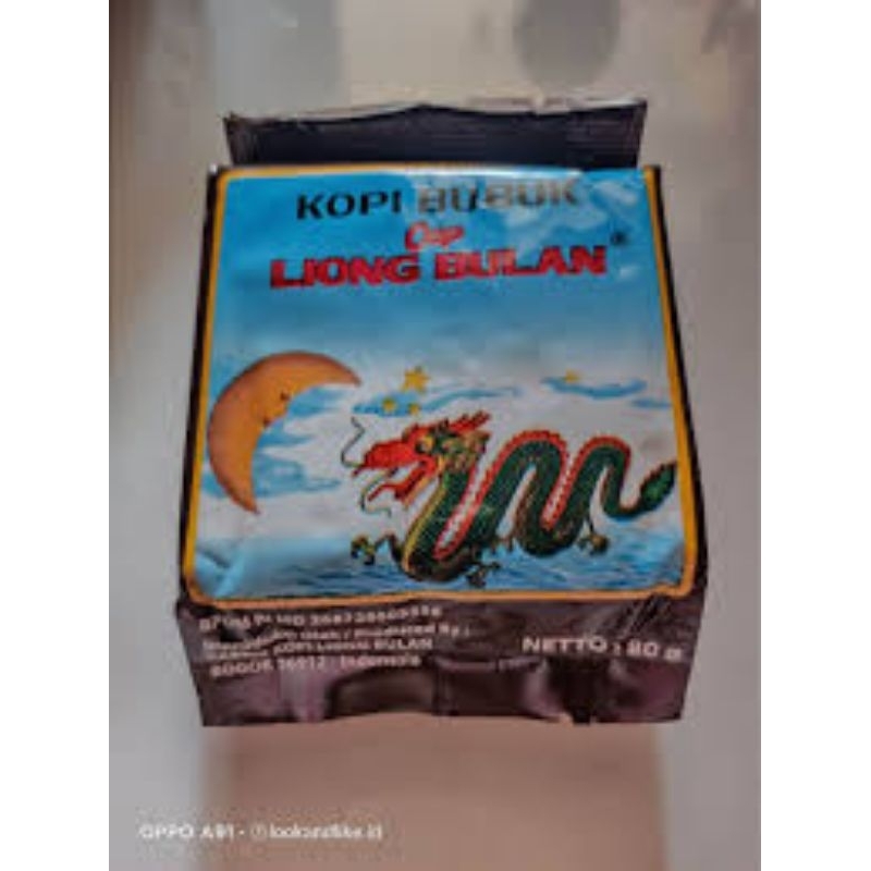 

Kopi Bubuk Liong Bulan Tanpa Gula Kemasan Pouch 80g