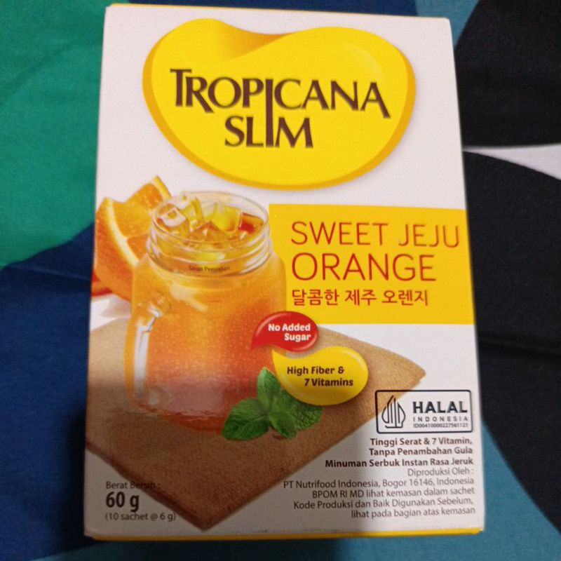 

TROPICANA SLIM SWEET JEJU ORANGE isi 10sachet