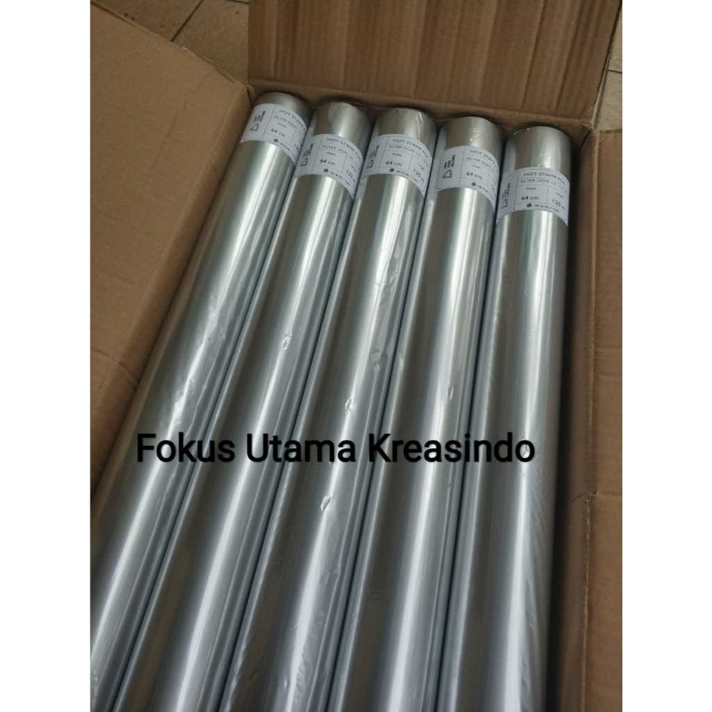 

Poly Emboss Silver Doff 121 - 64cm X 120m Kertas Foil Undangan