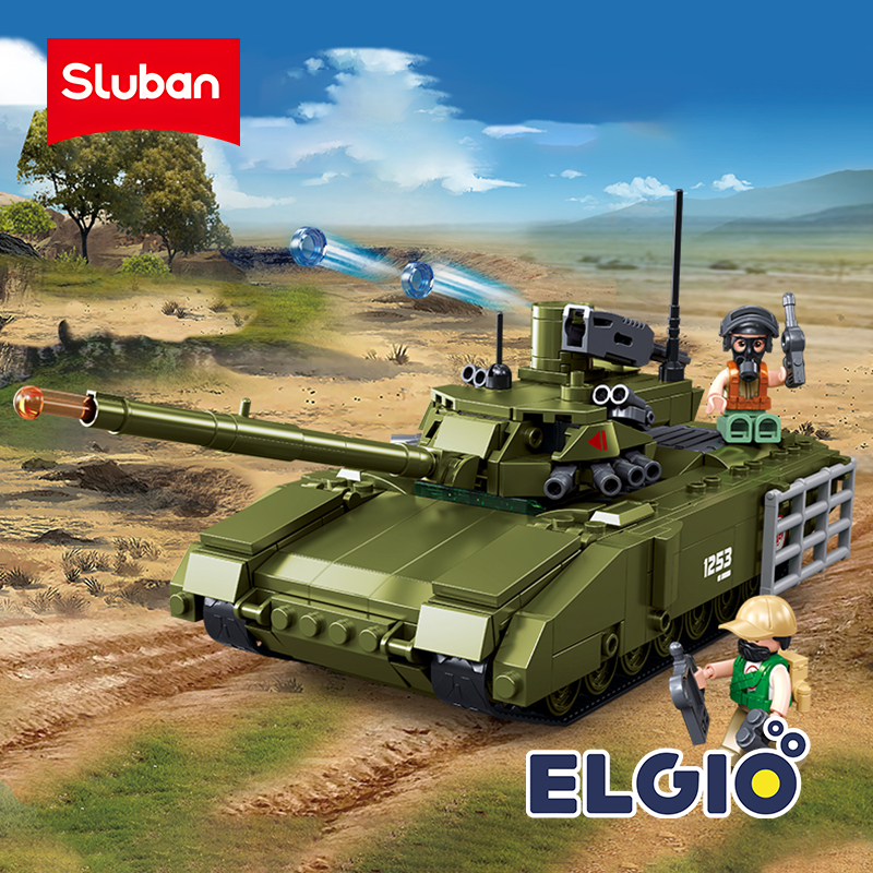 Sluban Bricks Tank T14S The Armata Tank B1253