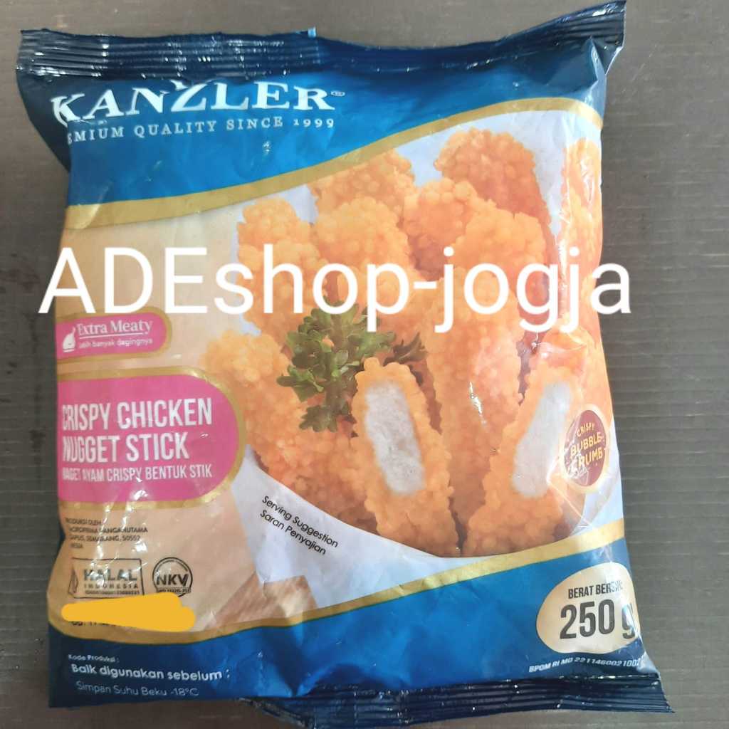 

nugget naget nuget ayam krispi crispy chicken kanzler 250 gr stick